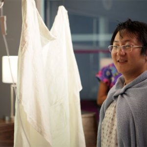 Masi Oka in una scena tratta da Tabula Rasa dalla quarta stagione di Heroes