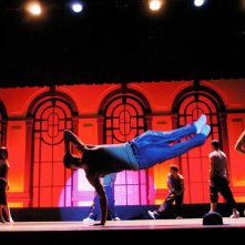 Channing Tatum durante lo spettacolo teatrale del film Step Up