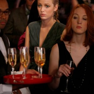 Serena (Blake Lively) al party nell'episodio The Grandfather: Part II di Gossip Girl