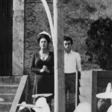 Alina De Simone e Nicola Natalia sul set del film 'San Pasquale Baylonne protettore delle donne'