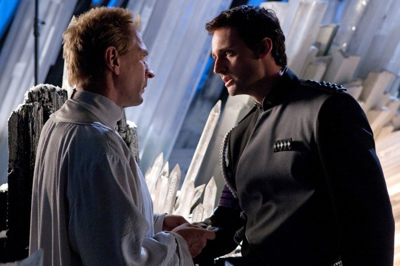 Jor El Julian Sands E Zod Callum Blue Discutono In Una Scena Dell Episodio Kandor Di Smallville 136790