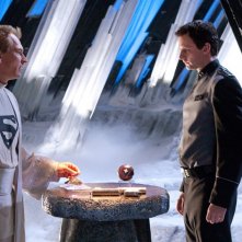 Julian Sands e Callum Blue nell'episodio Kandor di Smallville