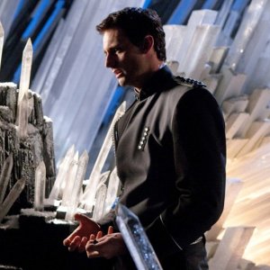 Zod (Callum Blue) in un momento dell'episodio Kandor di Smallville