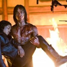 Una sequenza drammatica del film Ninja Assassin