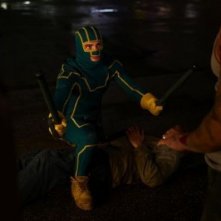 Aaron Johnson in una scena di Kick-Ass