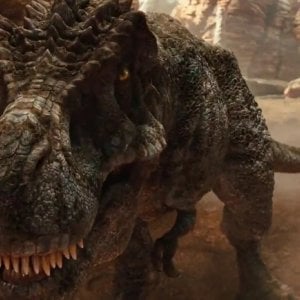 Una scena dal film Land of the Lost