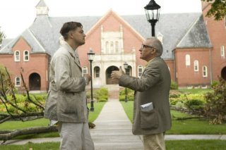 DiCaprio e Scorsese sul set di Shutter Island, tratto da L'isola della paura di D. Lehane.