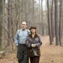 Robert Duvall e Sissy Spacek in una scena del film Get Low di Aaron Schneider