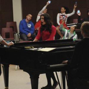 Glee: Matthew Morrison e Lea Michele nell'episodio Ballads