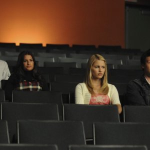 Glee: Una scena dell'episodio Hairography
