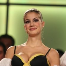 La bella Francesca Fioretti durante lo show Colorado