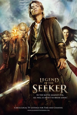 Un poster della stagione 2 di Legend of the Seeker