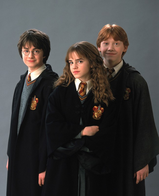 Daniel Radcliffe Emma Watson E Rupert Grint In Una Foto Promo Del Film Harry Potter E La Camera Dei Segreti 138444