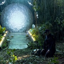 Il Sergente Scott Brian J Smith Con Affianco Il Gate Nell Episodio Time Di Stargate Universe 138485