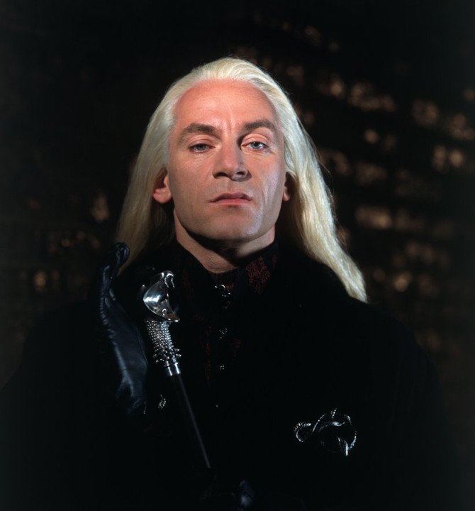 Una foto di Jason Isaacs sul film di Harry Potter
