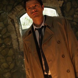 Supernatural: Misha Collins in un momento dell'episodio Abandon All Hope...