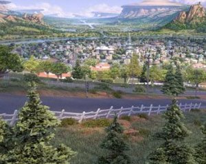 Una immagine del film d'animazione Planet 51