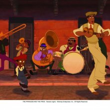 Un momento musicale del cartoon La principessa il ranocchio (2009)