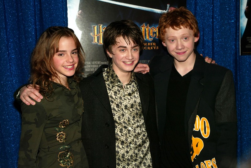 Emma Watson Daniel Radcliffe E Rupert Grint Alla Premiere New Yorkese Di Harry Potter E La Camera Dei Segreti 139030