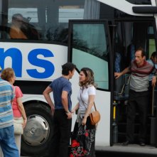 Doru Boguta, Monica Barladeanu e Gabriel Spahiu in una sequenza del film Francesca