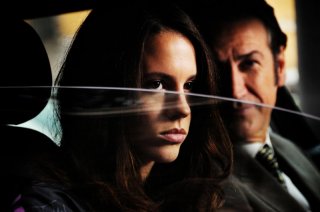 Un primo piano di Chiara Martegiani nel film Meno male che ci sei
