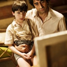 Guido Giaquinto e Sergio Rubini in una scena del film L'uomo nero