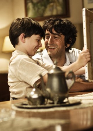 Guido Giaquinto e Sergio Rubini nel film L'uomo nero