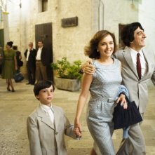 Guido Giaquinto, Valeria Golino e Sergio Rubini nel film L'uomo nero