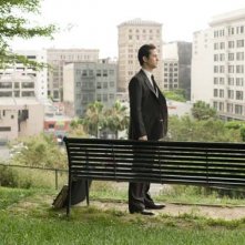 Joseph Gordon-Levitt in una scena del film 500 giorni insieme