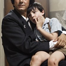 Sergio Rubini e Guido Giaquinto in una sequenza del film L'uomo nero