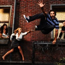 Un wallpaper di gruppo per la serie tv Chuck