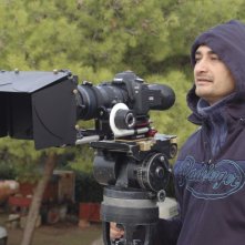 Il regista Ruben Maria Soriquez sul set di The Fall of Redemption (ph. Francesca Casadei)