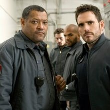 Jean Reno, Laurence Fishburne, Skeet Ulrich, Amaury Nolasco e Matt Dillon in Armored