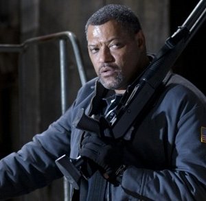 Laurence Fishburne in una scena del film Armored