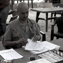 Ruben Maria Soriquez sul set di THE FALL OF REDEMPTION