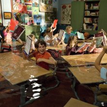 Alina Freund e altri piccoli protagonisti del film Maga Martina