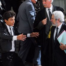 Fausto Paravidino In Tribunale In Una Scena Della Fiction Moana 140065