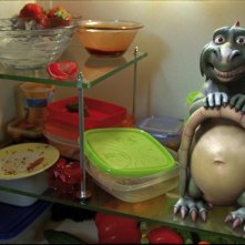 Il draghetto Ettore in una scena del film Maga Martina