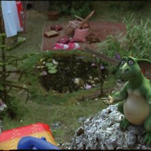 Il draghetto Ettore in una scena di Maga Martina