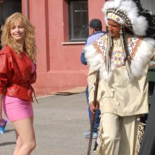 Moana Pozzi (Violante Placido) su un set cinematografico nel film 'Moana'.