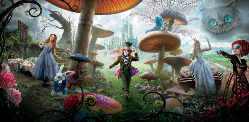Un Poster Del Film Alice In Wonderland 140113