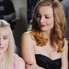 Violante Placido e Giorgia Wurth sono Moana Pozzi e Cicciolina in una scena di Moana,