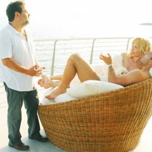 Violante Placido sul set del film 'Moana' con Alfredo Peyretti