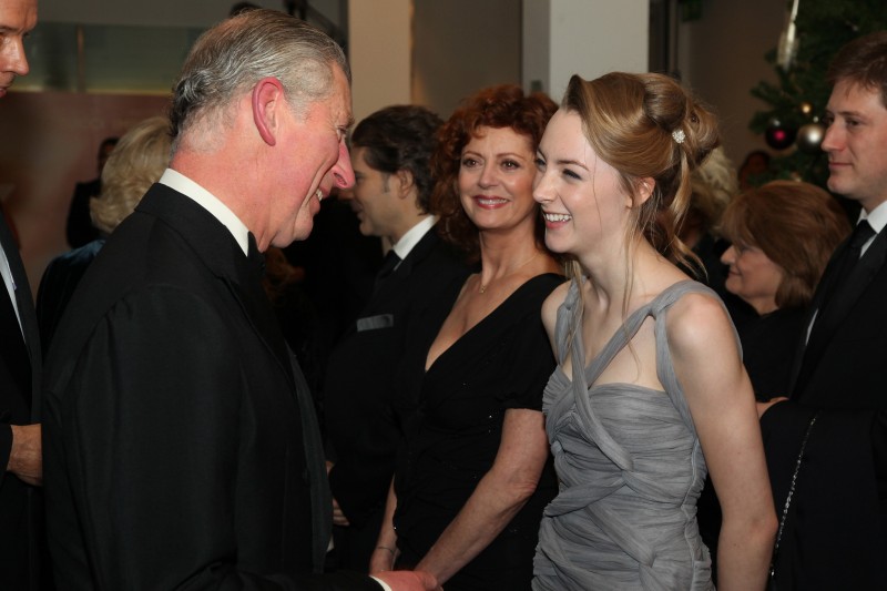 Carlo Principe D Inghilterra Susan Sarandon E Saoirse Ronan Alla Premiere Di Londra Di Amabili Resti 140143