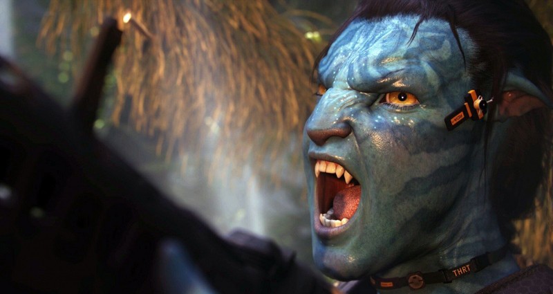 Un Arrabbiato Jake Sully Con I Tratti Del Na Vi In Una Scena Del Film Avatar 140144
