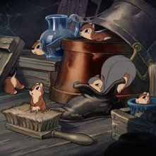 I teneri animali del film Biancaneve e i sette nani ( 1937 )