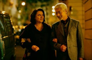 Josiane Balasko e Togo Igawa in una scena de Il riccio