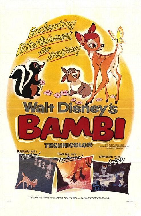 Locandina Del Film Bambi 1942 140205
