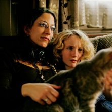 Mona Achache e Garance Le Guillermic suls et del film Il riccio