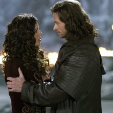 Anna (Kate Beckinsale) e Abraham Van Helsing (Hugh Jackman) nel film Van Helsing